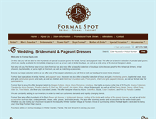 Tablet Screenshot of formalspot.com